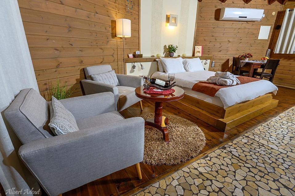 Talia Cabin Guest & Spa Rosh Pinna Exteriör bild